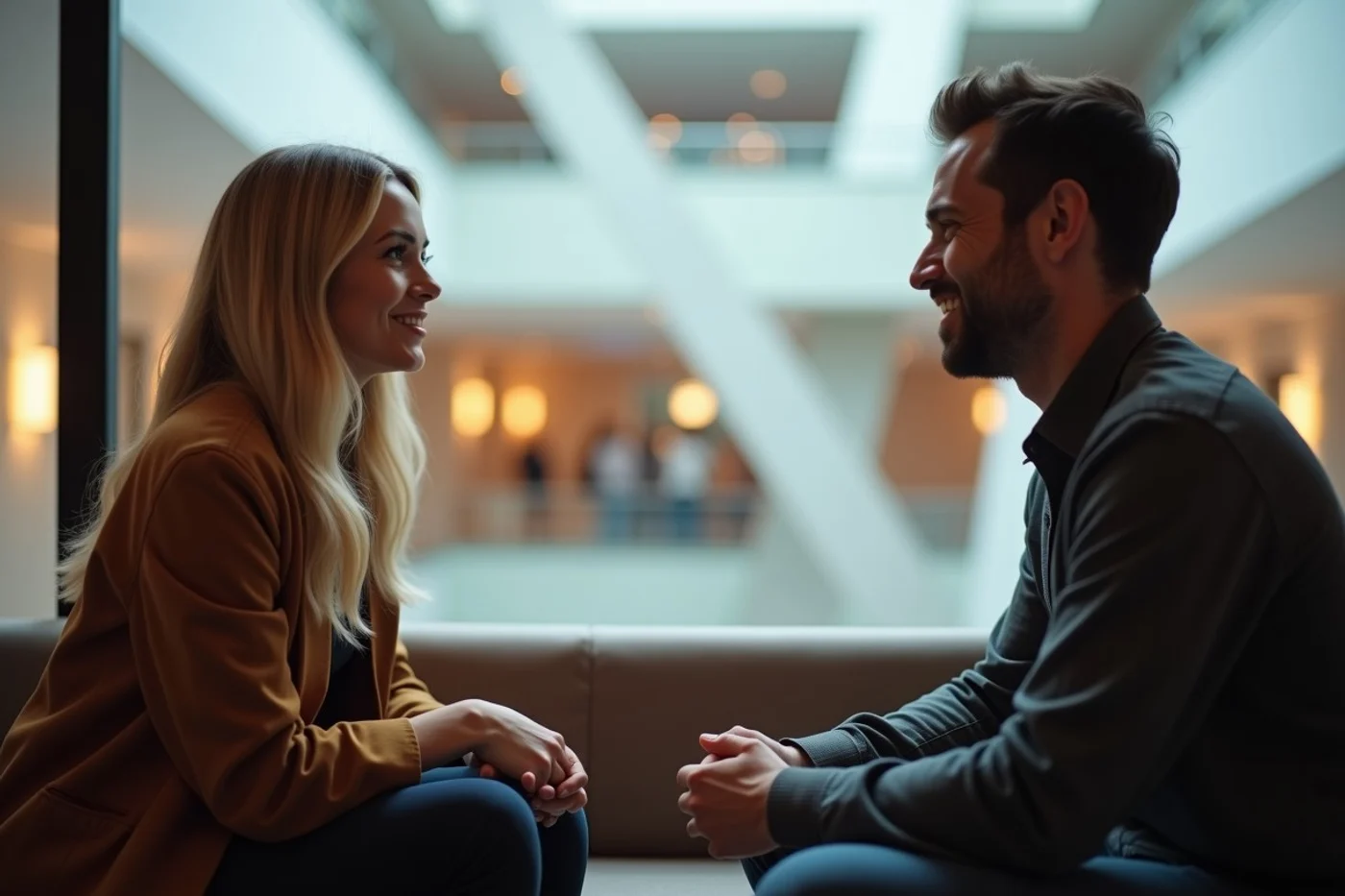 Multiple conversations require clarity before commitment - supporting editorial photograph