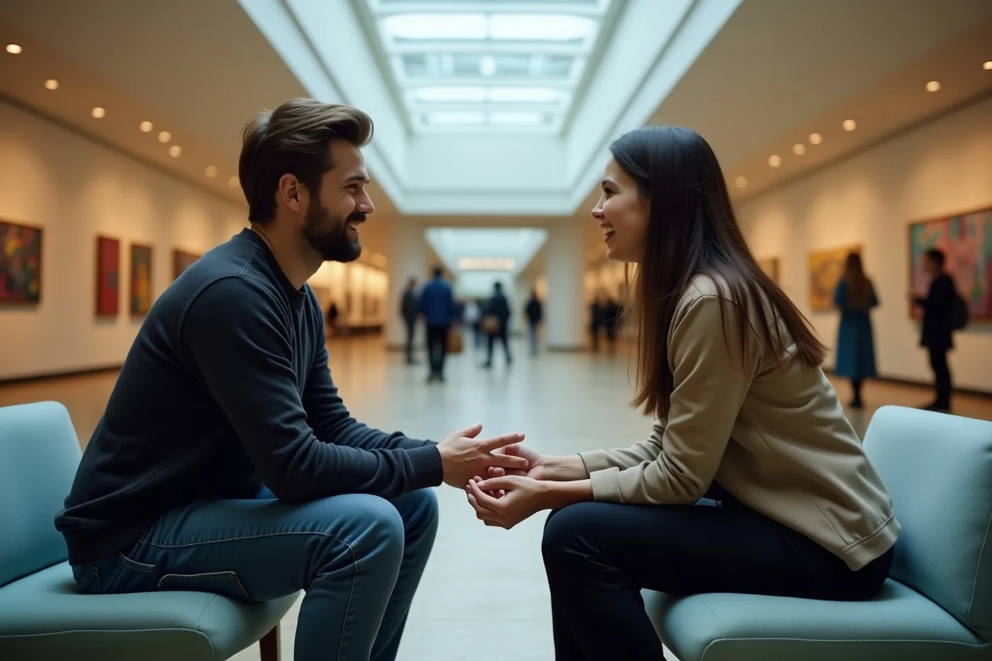 Messaging is clearer when both people agree on a comfortable communication language - supporting editorial photograph